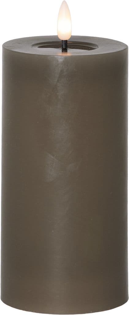 LED-BLOKKSTYRE FLAMME FLOW MULDVARP/ 17,5 CM / TIMER