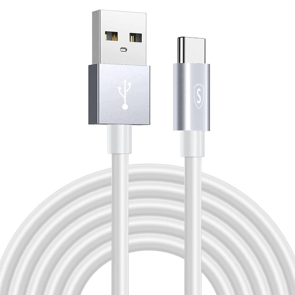 SiGN SuperCharge USB-C-kabel 5A, 25W, 2m - Hvit