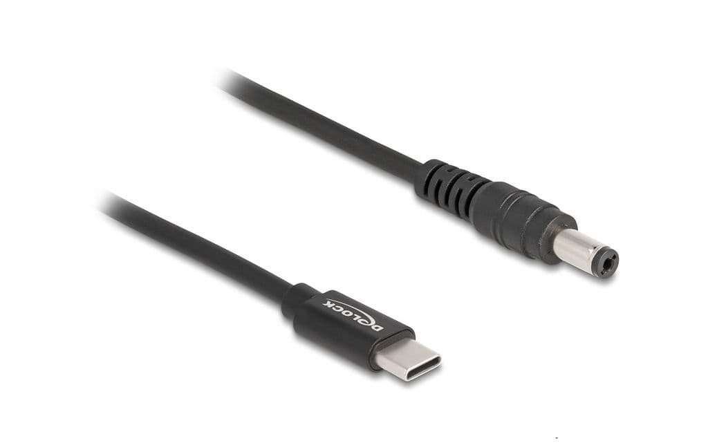 Delock Laptop-ladekabel USB-C hann til 5,5 x 2,1 mm hann