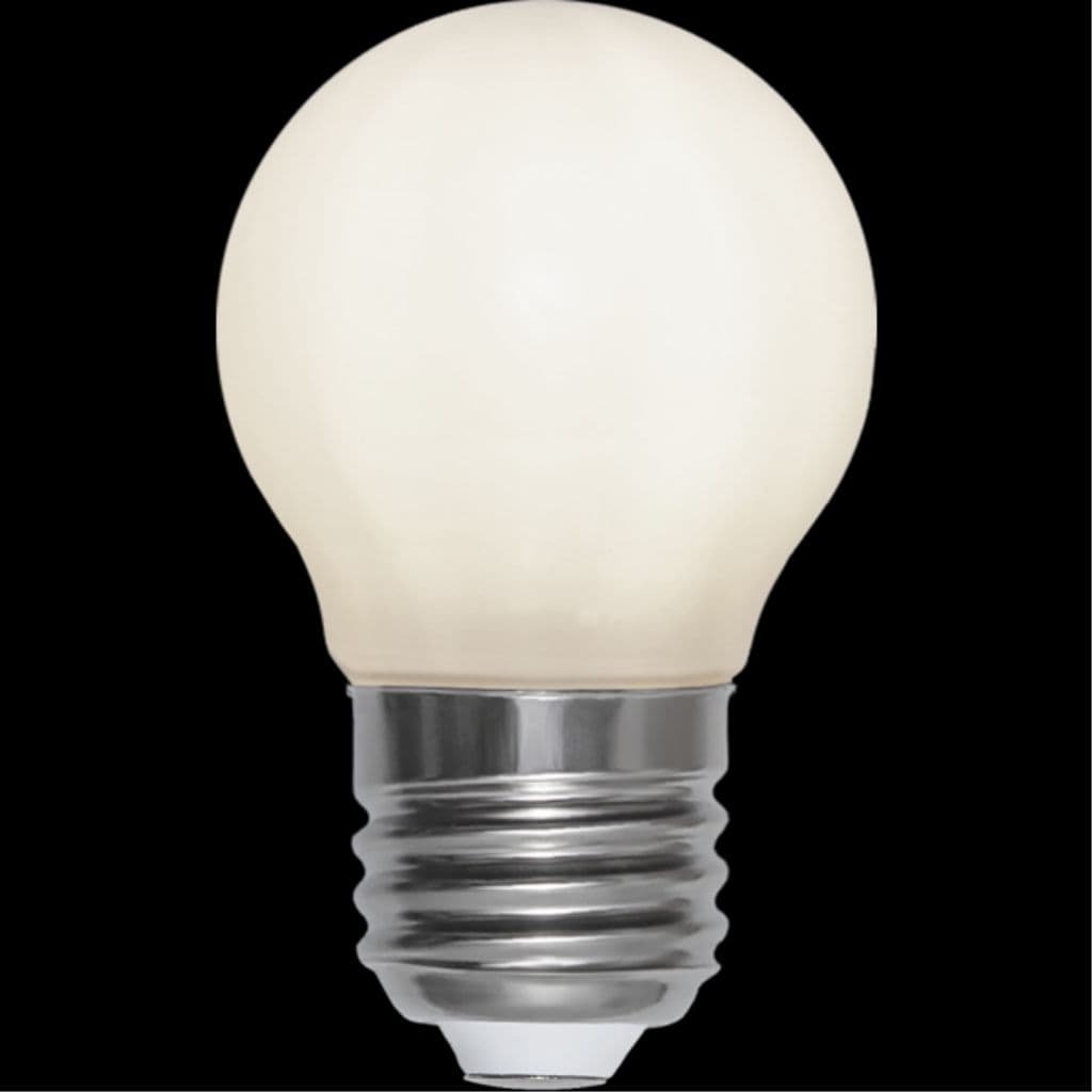 LED-lampe E27 G45 Opak glødetråd RA90