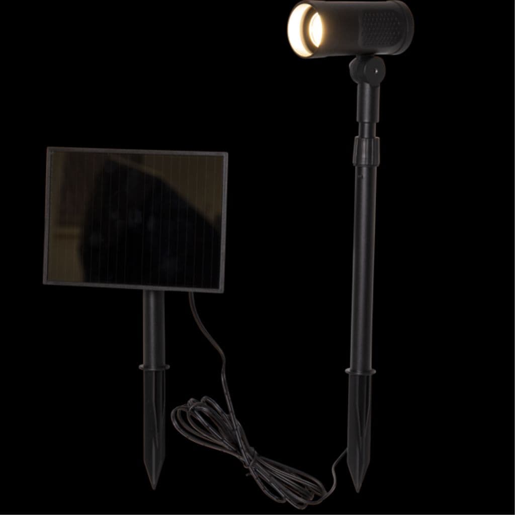 Star Trading solcelledrevet spotlight Powerspot 53 cm - svart