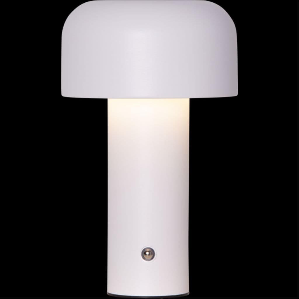 Star Trading Bobby LED-bordlampe oppladbar – hvit