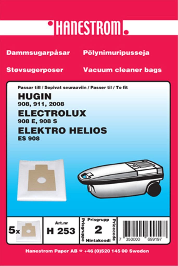 Hugin, Electrolux Støvsugerposer, 5stk