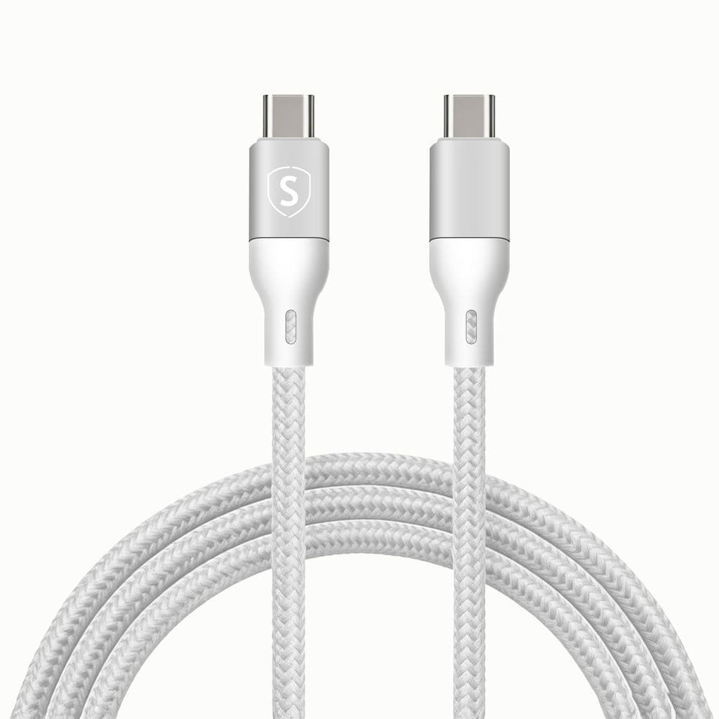 SiGN USB-C til USB-C-kabel 60W PD, 1m - Hvit