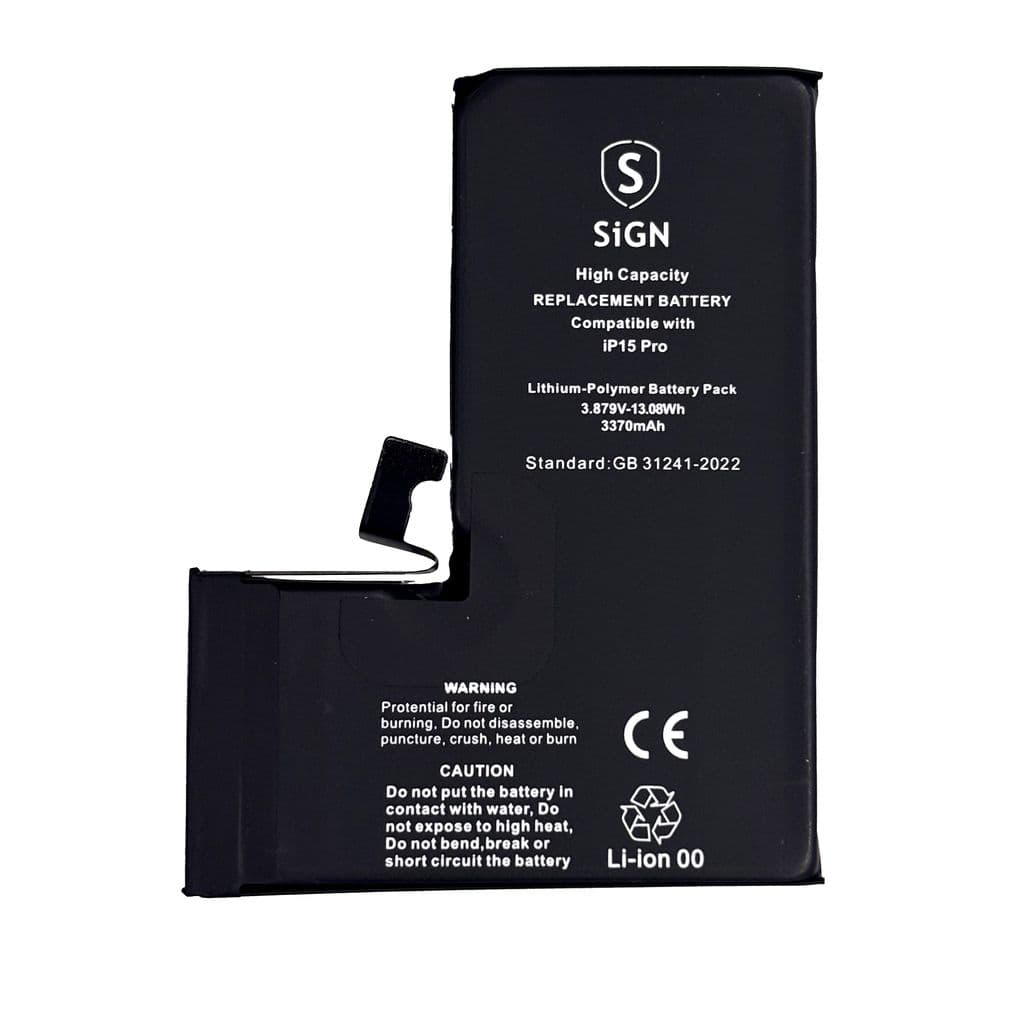 iPhone 15 Pro høykapasitetsbatteri – 3350 mAh