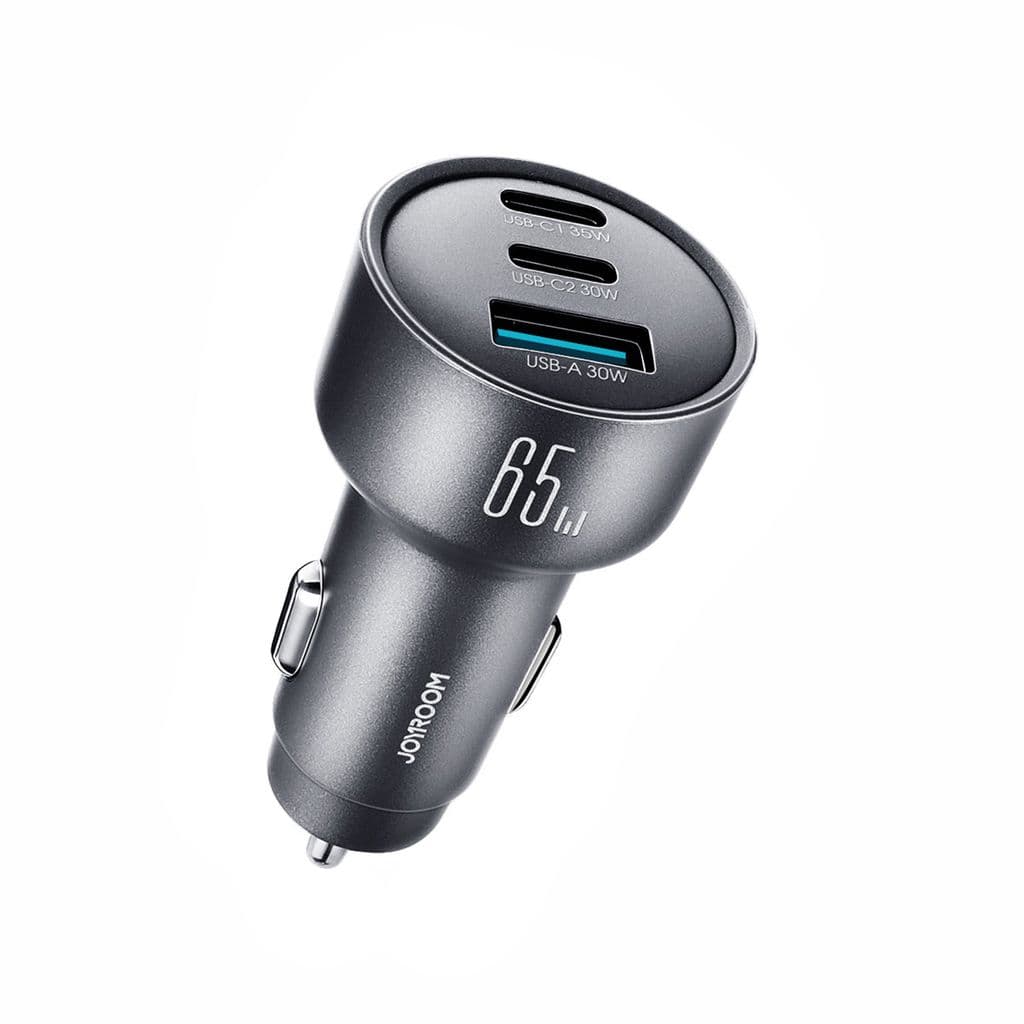 Joyroom JR-CL21 65W 3-i-1 billader USB-C/USB-A - svart