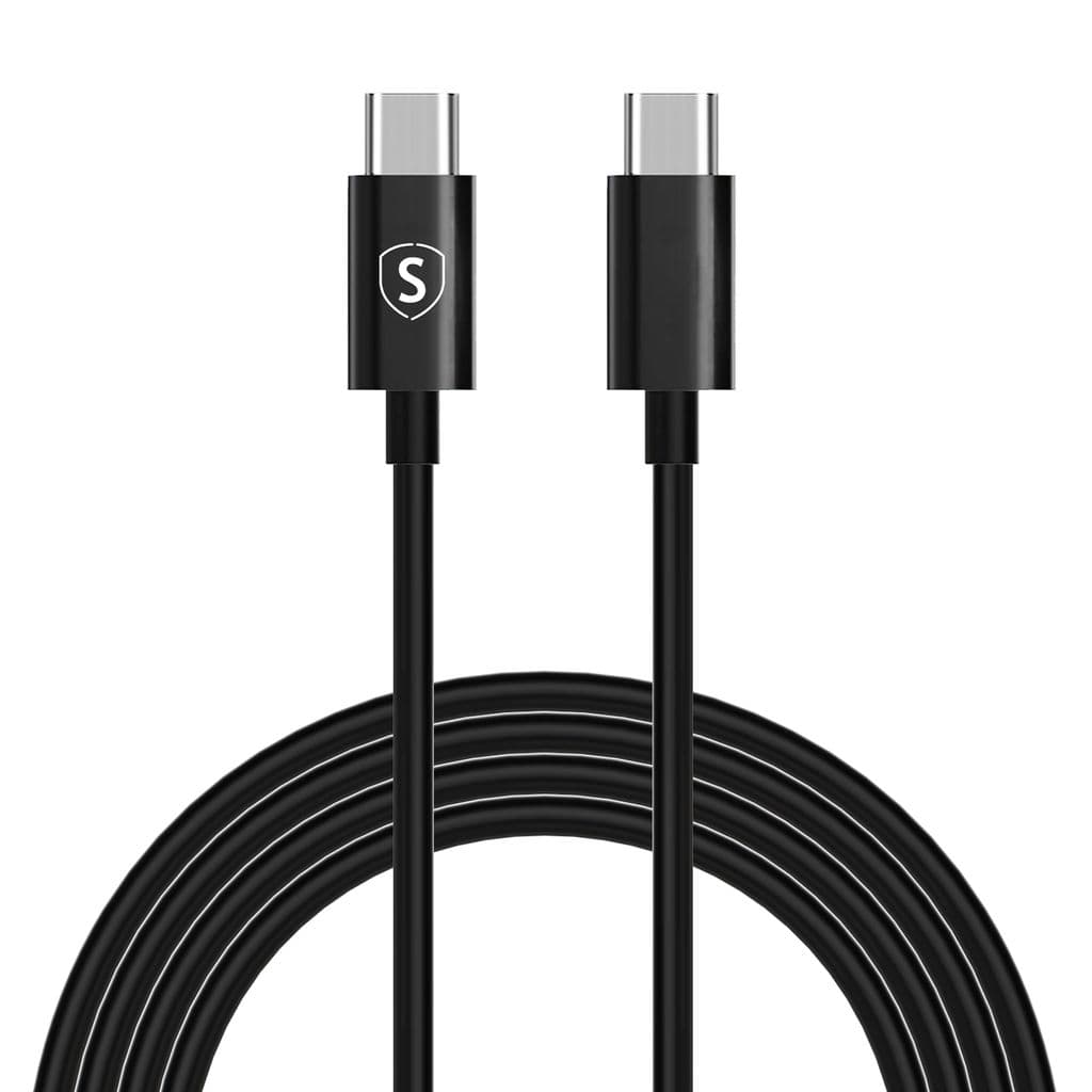 SiGN hurtigladekabel USB-C til USB-C 60W, 3A, PD, 2m - Svart