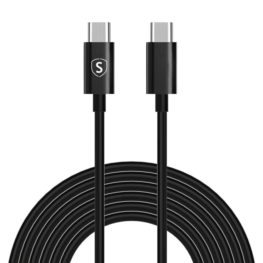 SiGN hurtigladekabel USB-C til USB-C 60W, 3A, PD, 3m - Svart