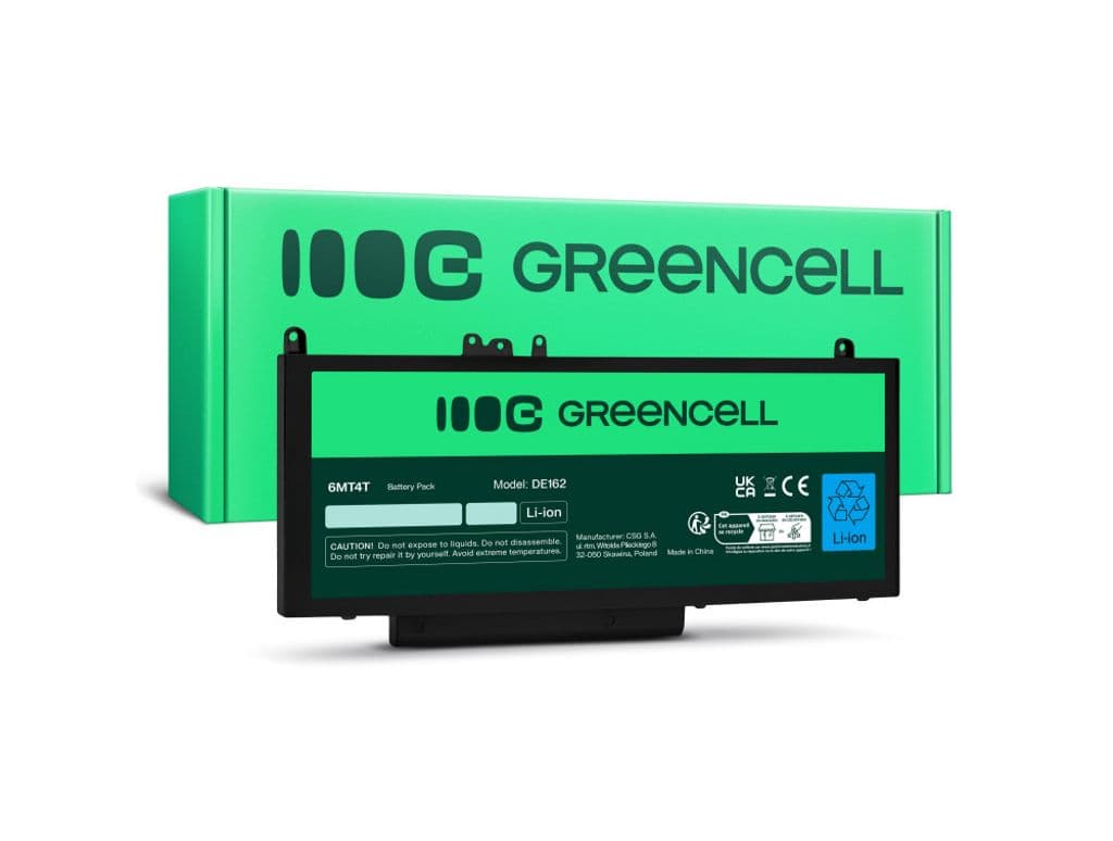 Green Cell Laptop-batteri Dell Latitude 7.6V (7.4)V 7200 mAh