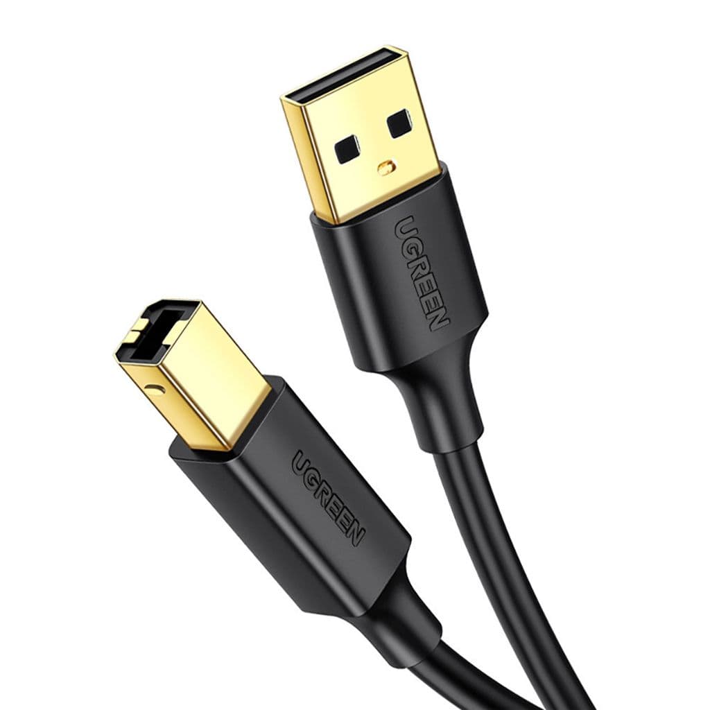 Ugreen USB-A til USB-B skriverkabel 3m - Svart
