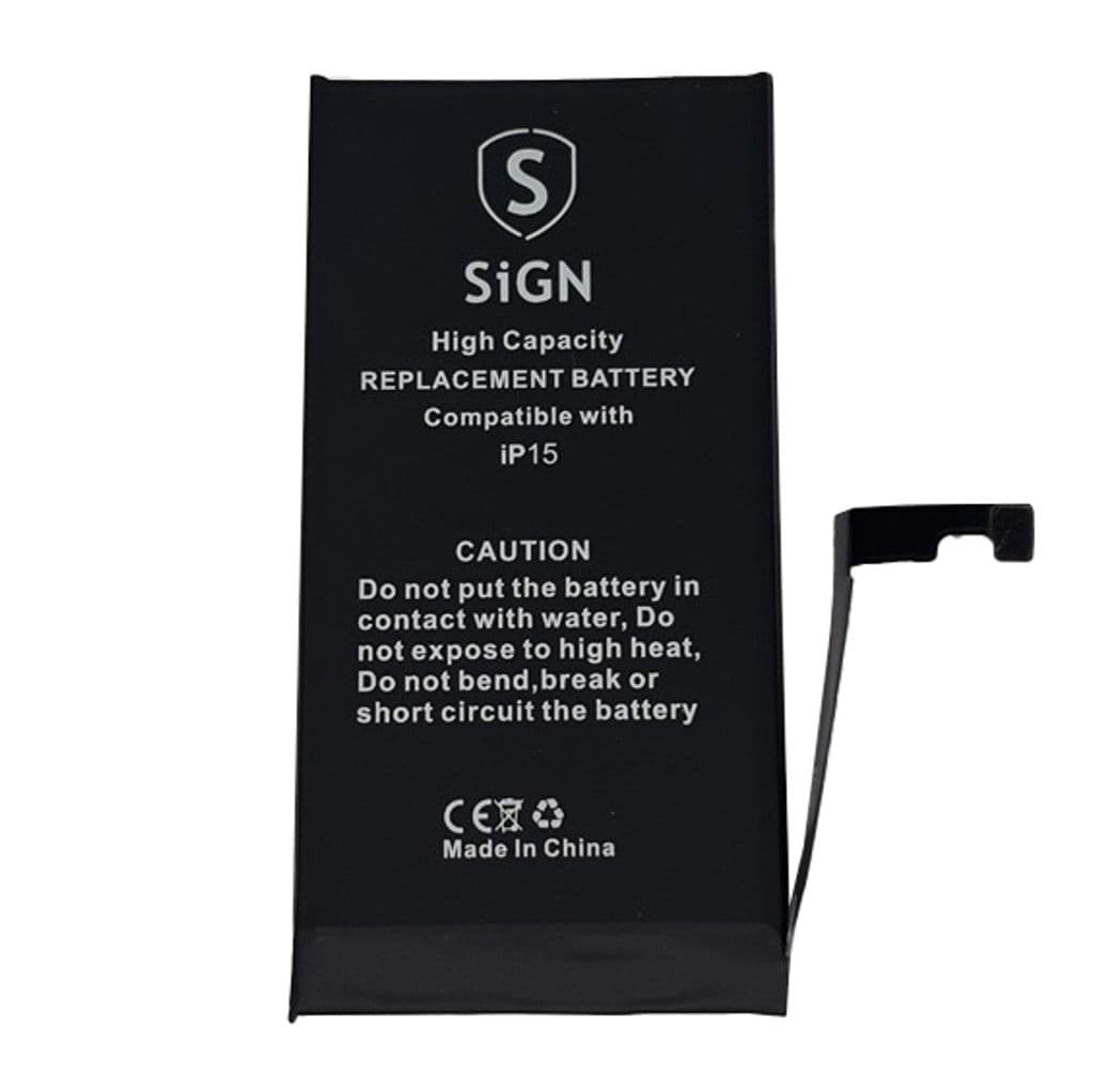 iPhone 15 Batteri med høy kapasitet - 3640mAh