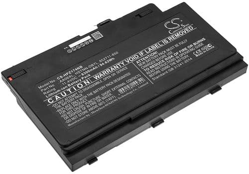 Batteri til HP ZBook 17 G4 etc