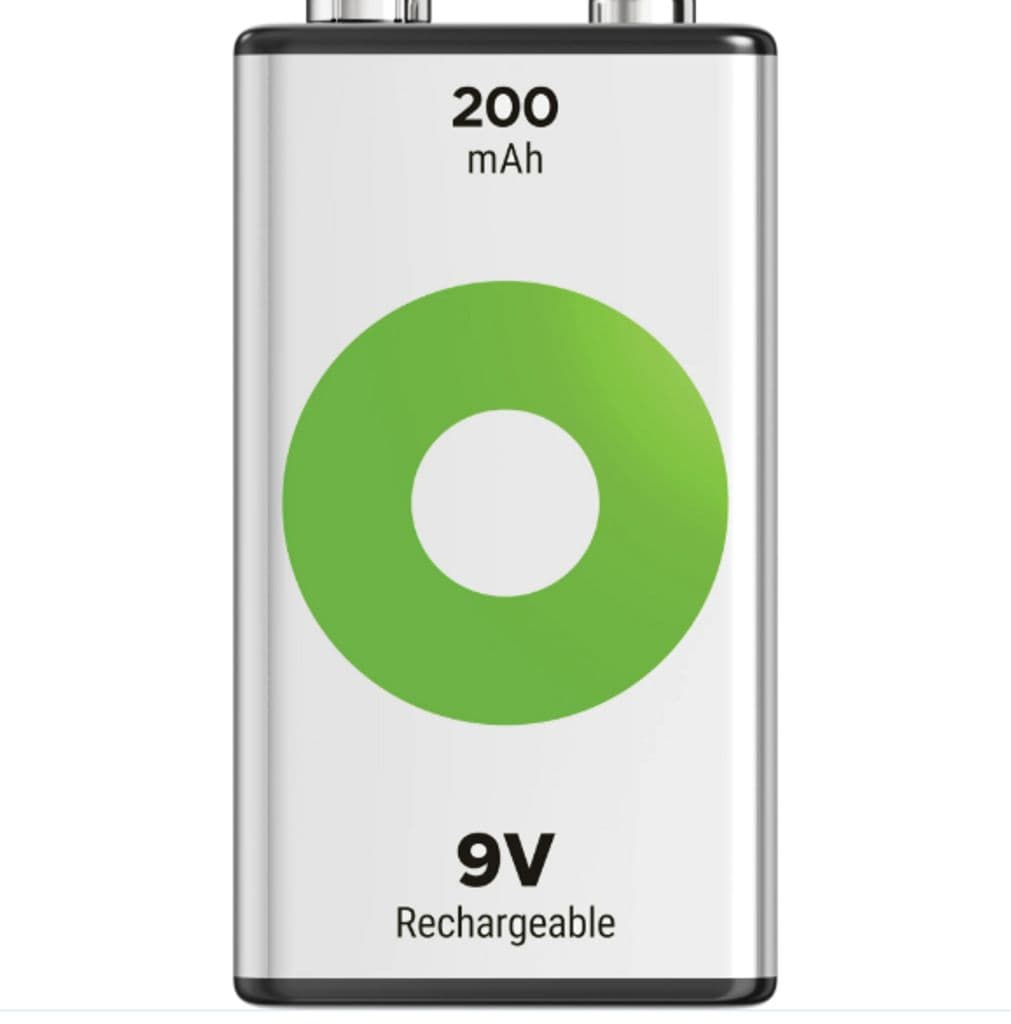 GP Recyko 9V batteri, 200mAh, 1-pakning