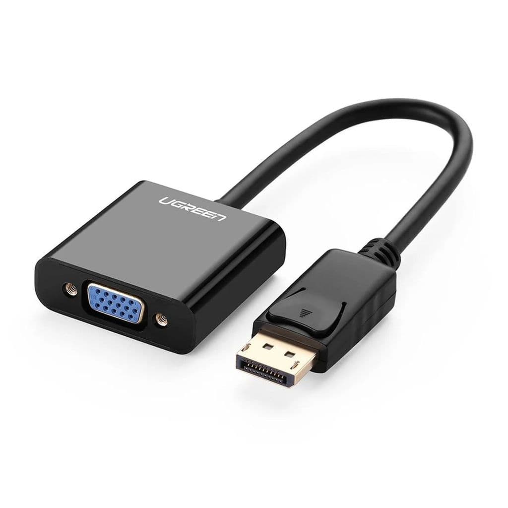 UGREEN DisplayPort hann til VGA hunnadapter - svart