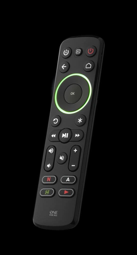 One For All Reservefjernkontroll for Streamingboks, TV og lydutstyr, Universal