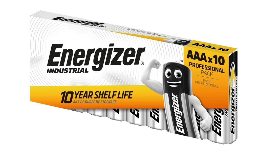 Energizer Industrial AAA-batteri LR03 1,5V – 10-pakning