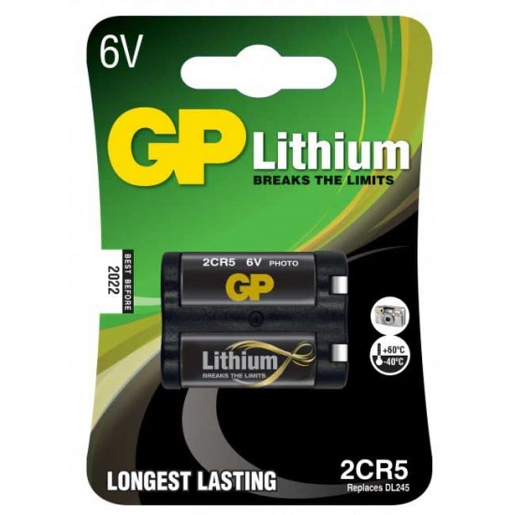 Batteri 2CR5, DL245, EL2CR5, RL2CR5