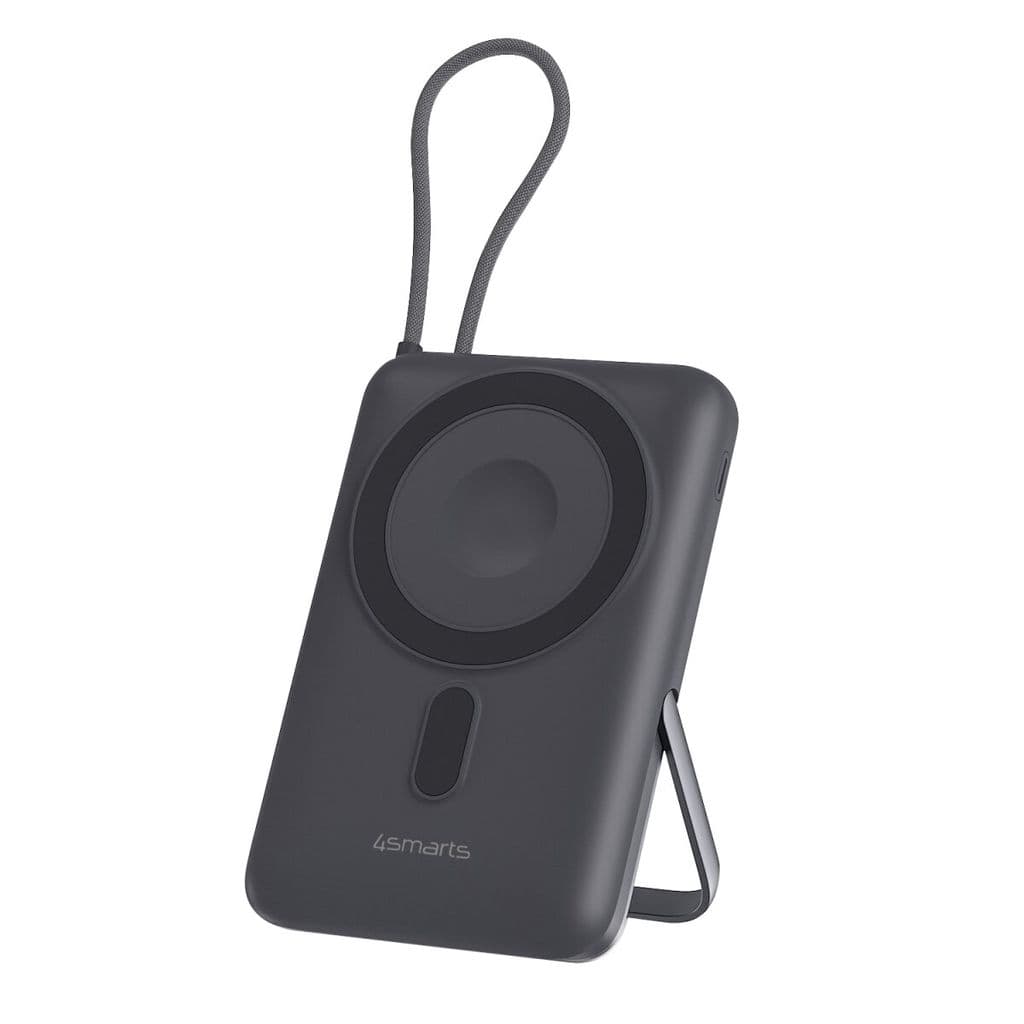 4smarts trådløs powerbank Enterprise Pocket 10000 mAh 22,5W – Space Grey