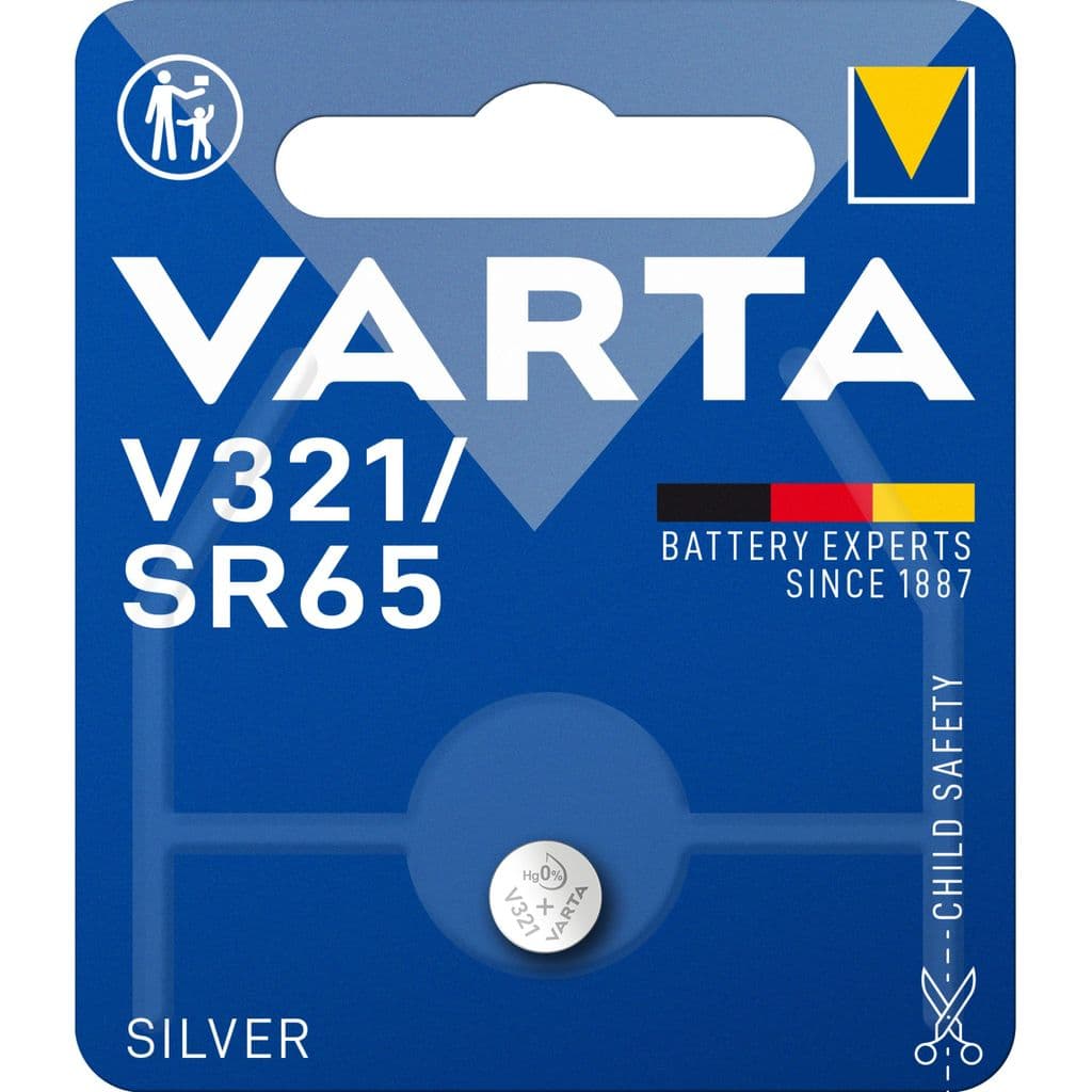 VARTA Silver Coin knappcellebatteri V321/SR65