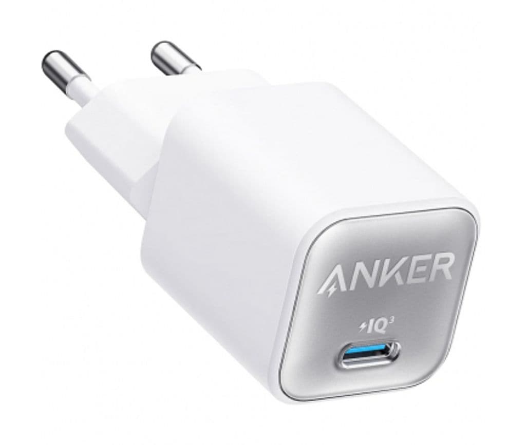 Anker 511 Nano 3 Vegglader 30W 1x USB-C – Hvit