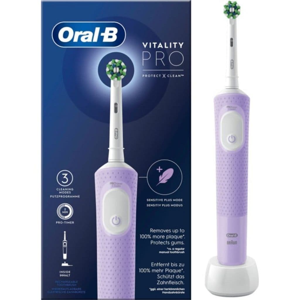 Oral-B Vitality Pro elektrisk tannbørste - lilla/fiolett