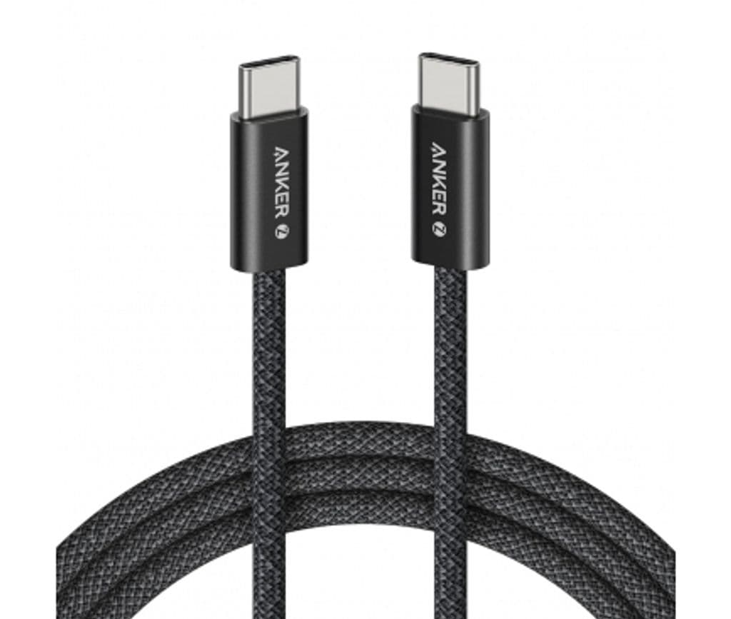 Anker Zolo USB-C til USB-C-kabel 240W, 1,8 m - Svart