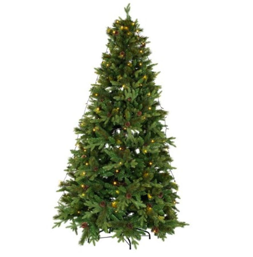LED Juletrebelysning Varmhvit 120 LED 6x1,9m Utendørs/Innendørs