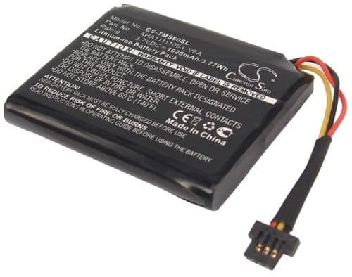 Batteri til Tomtom 4EN6.001.02 etc