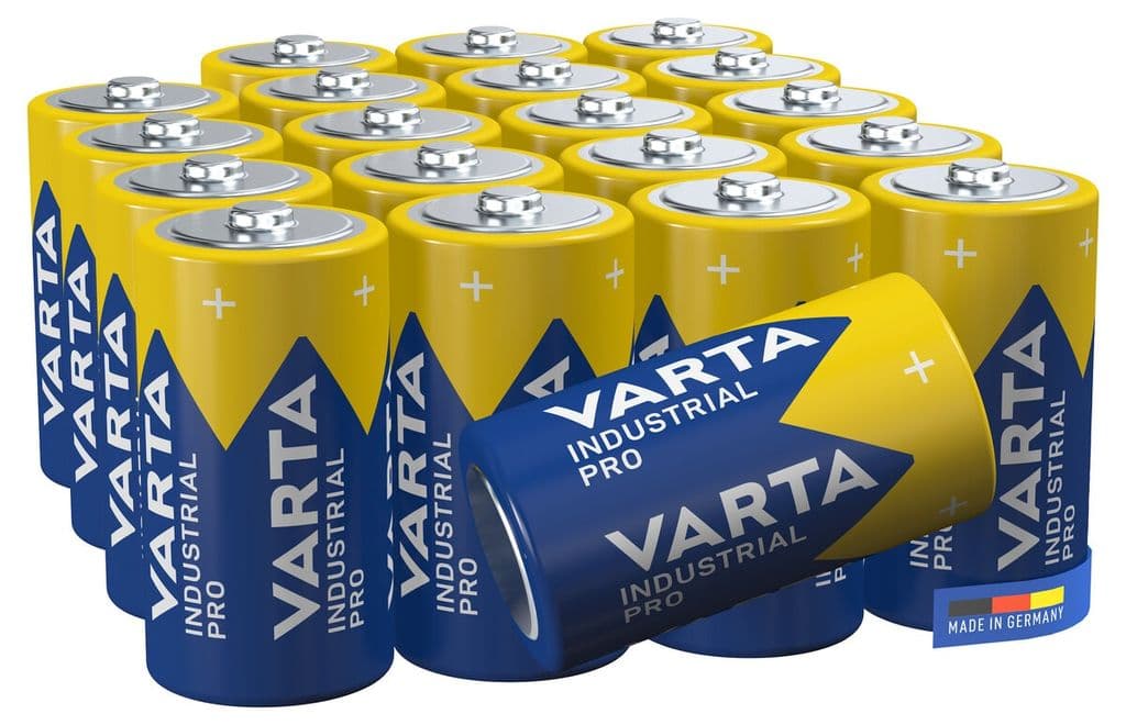 VARTA Industrial Pro C-batterier, 20-pakning