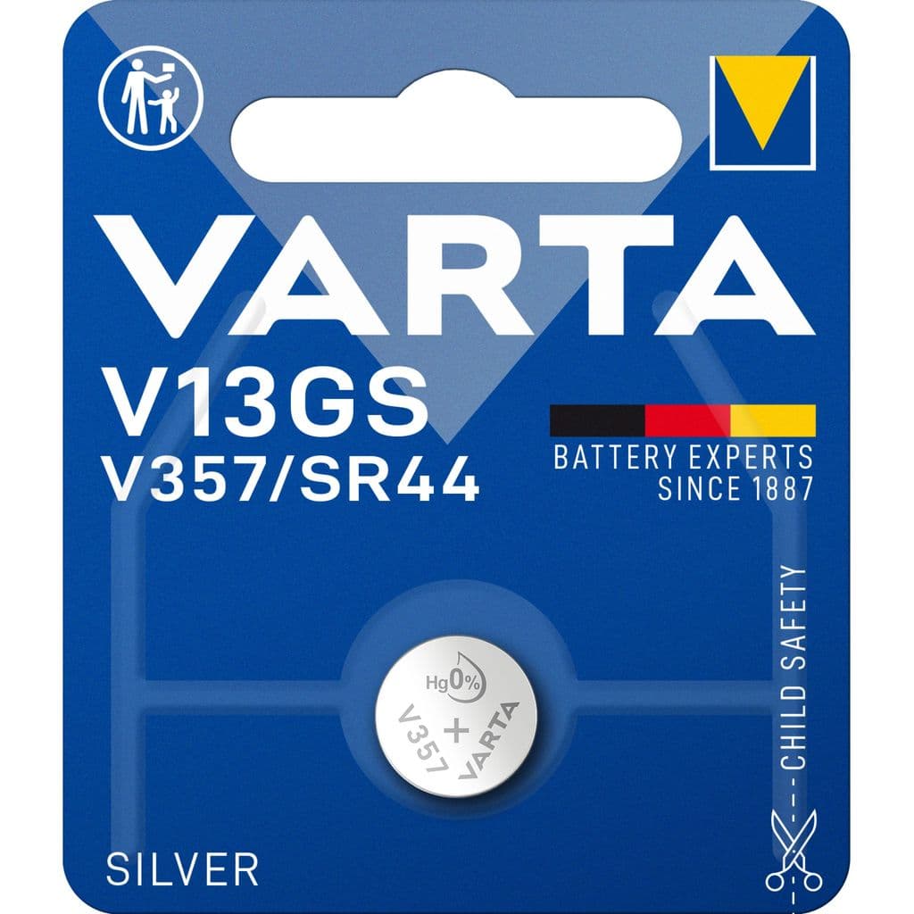 VARTA Silver Coin knappcellebatteri V13GS/V357/SR44