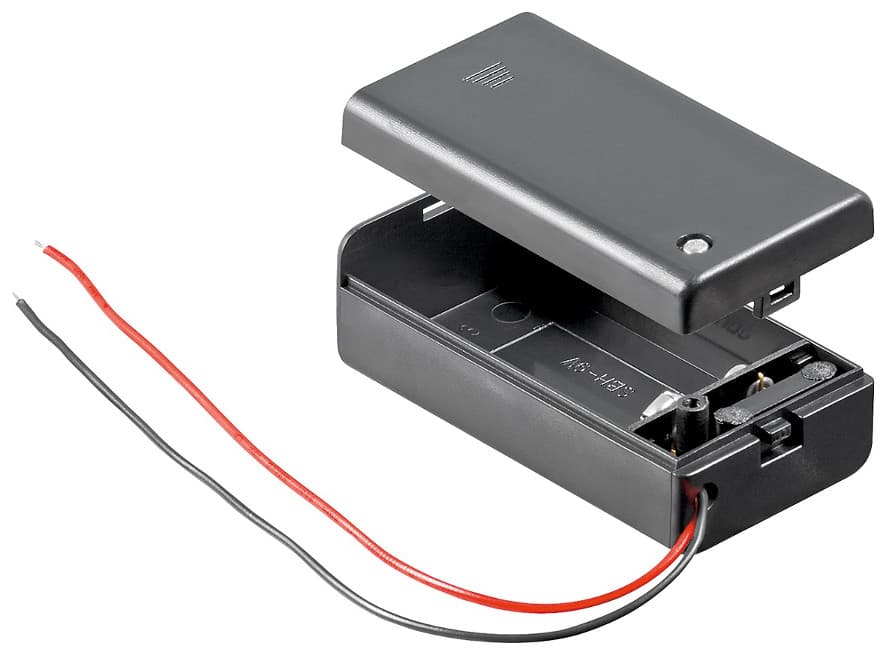 Goobay Vannavisende batteriholder til 9V-batteri