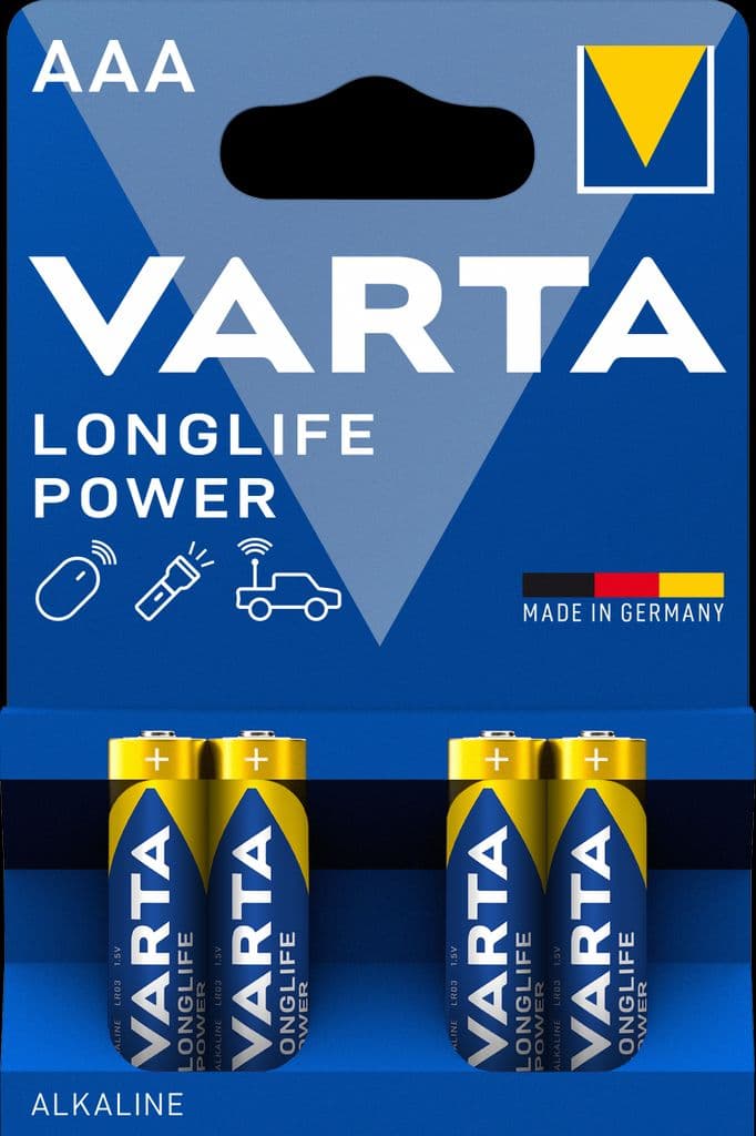 VARTA VARTA Longlife Power AAA-batteri, 4-pakning