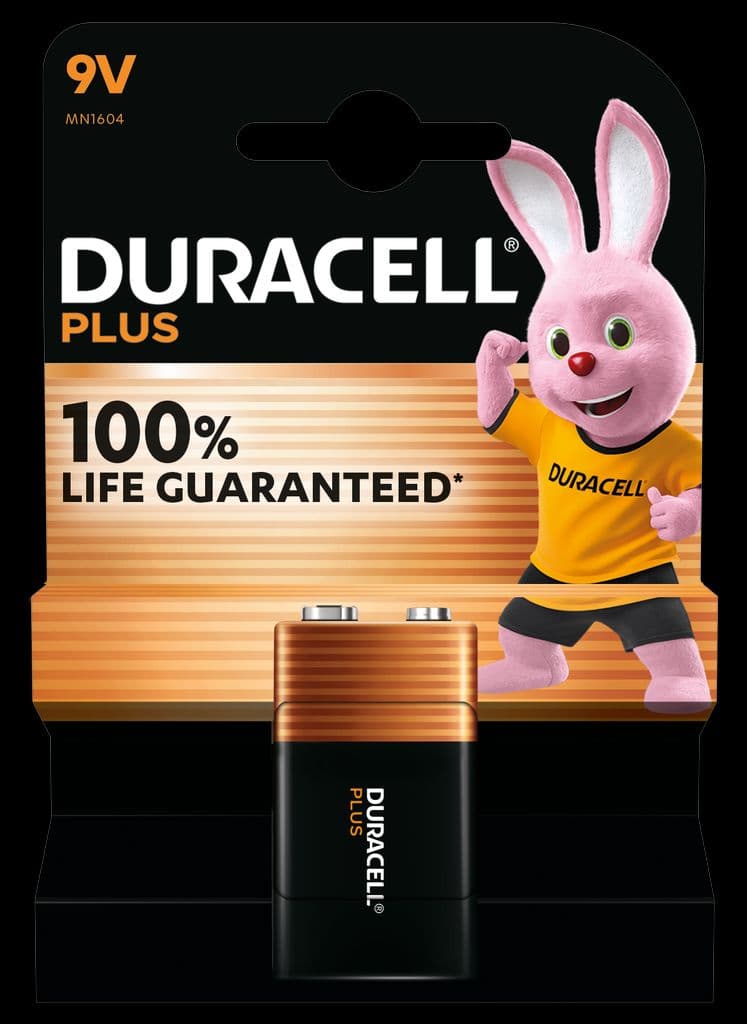 Duracell Plus 9V Alkalisk Batteri