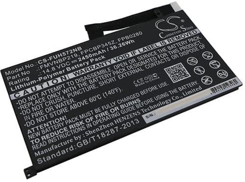 Batteri til Fujitsu LifeBook UH572 etc