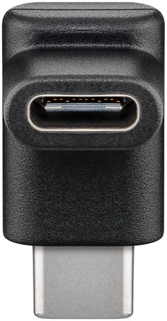 Goobay 90° USB-C til USB-C Adapter - Svart