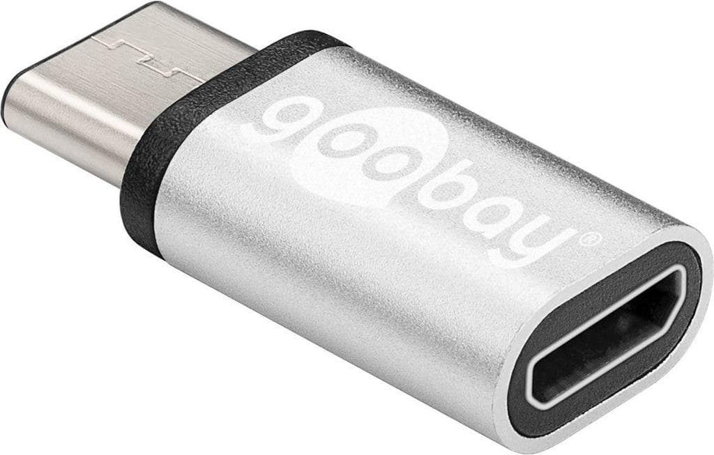 Adapter USB-C til USB 2.0 Micro (Type B)  Sølv
