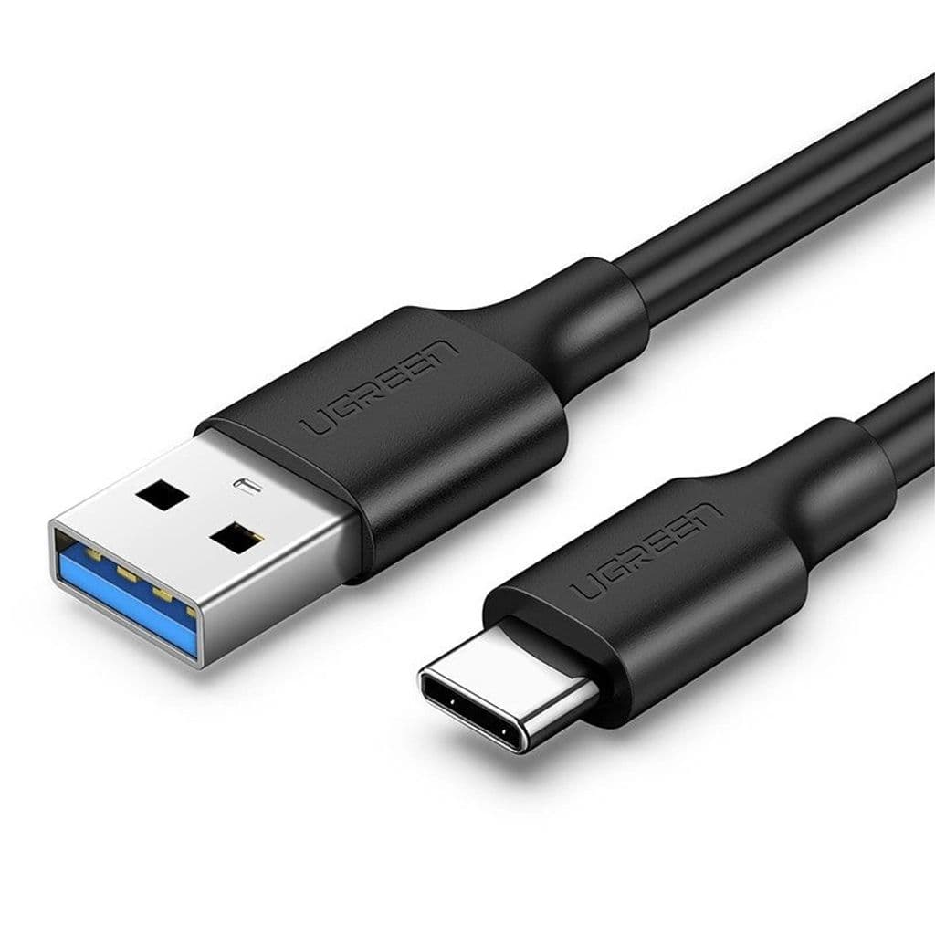 Ugreen USB-A 3.0 til USB-C-kabel 3A, 1m - Sort