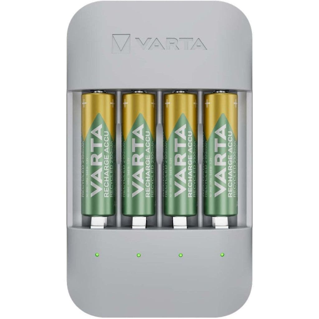 VARTA Eco Charger Pro Batterilader + 4x AA 2100mAh