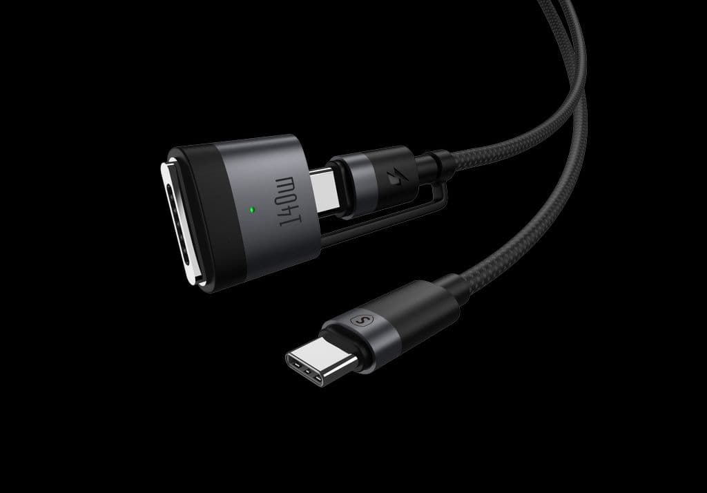 SiGN USB-C til USB-A + Magsafe3 ladekabel, 240 W