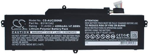 Batteri til Asus C200MA-DS01 etc