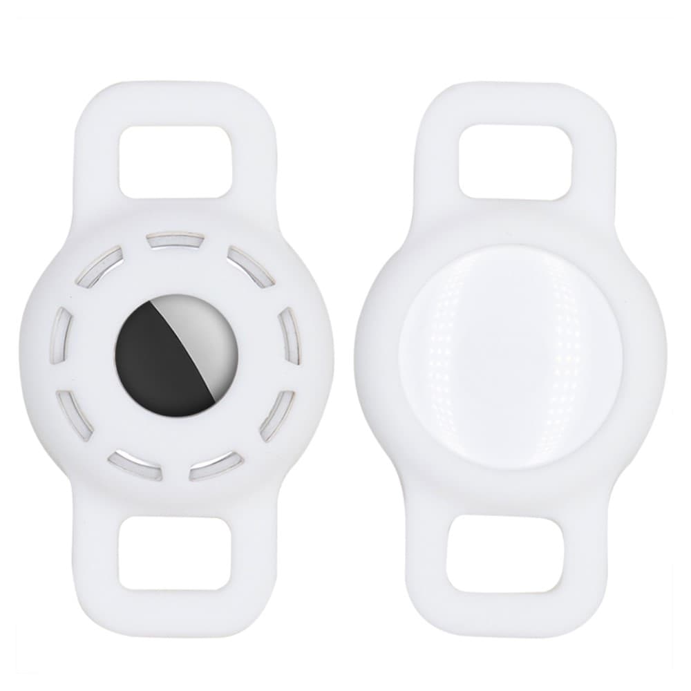 Anti-lost Pet Dog Apple AirTag deksel - Hvit