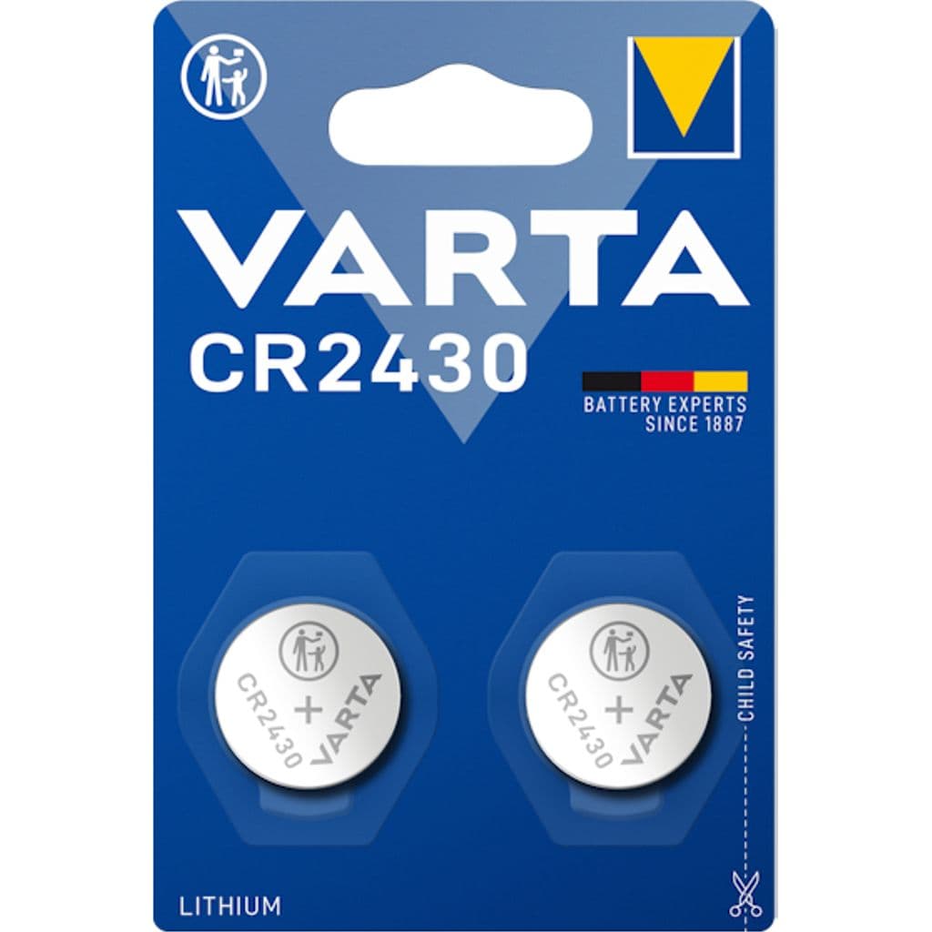 VARTA Lithium Coin knappcellebatteri CR2430, 2-pak
