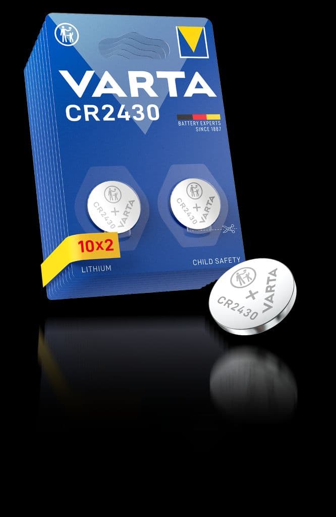 VARTA Lithium Coin knappcellebatteri CR2430 2-pack x10