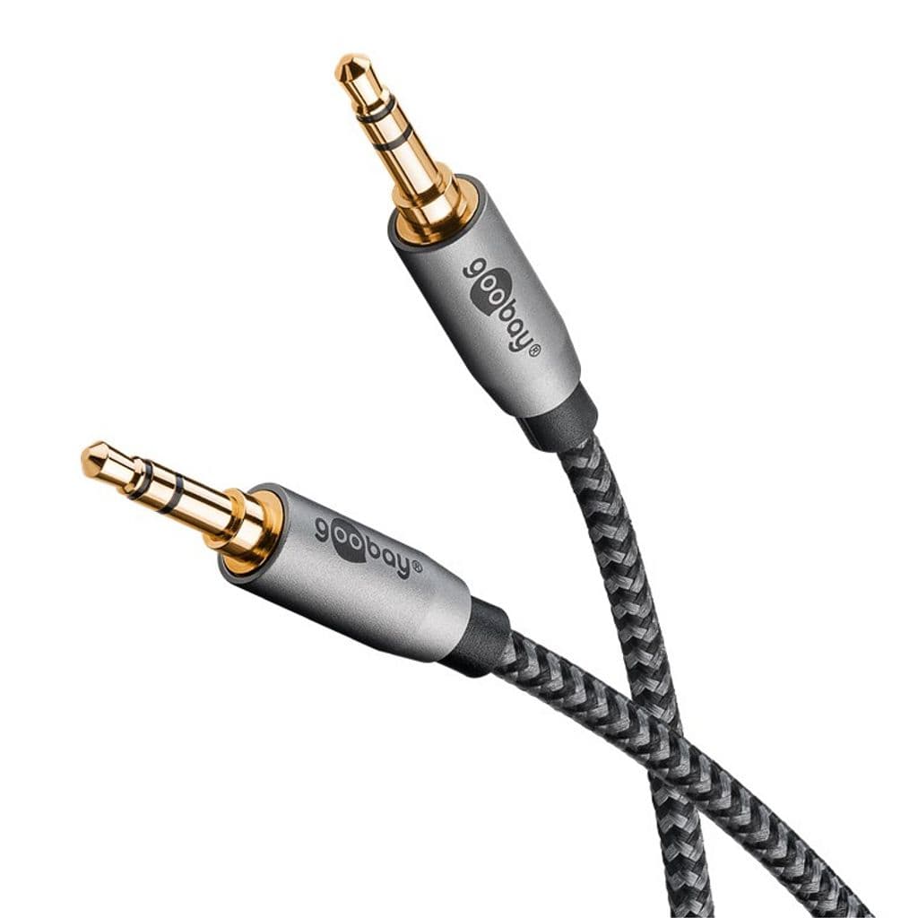 Goobay lydtilkoblingskabel AUX, 3,5 mm stereo, 5m