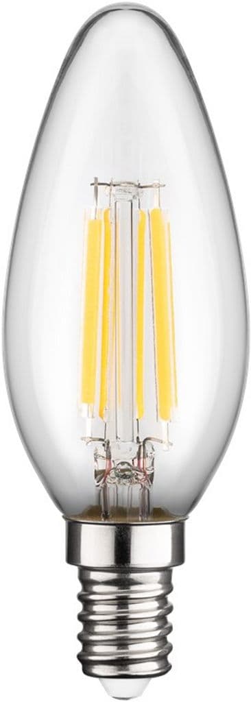 Goobay Filament LED Candle, 6W, E14 - Varm hvit