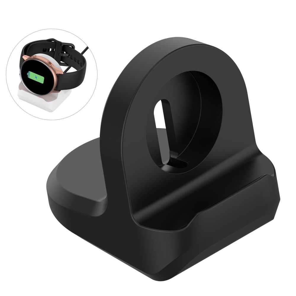 Smart Watch Ladestativ til Galaxy Watch4 40mm/44mm m.fl. - Svart