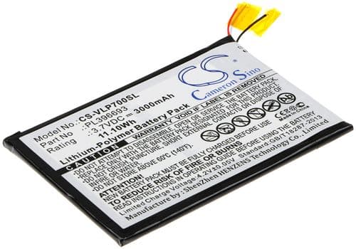 Batteri til Visual Land ME-7G-8GB etc