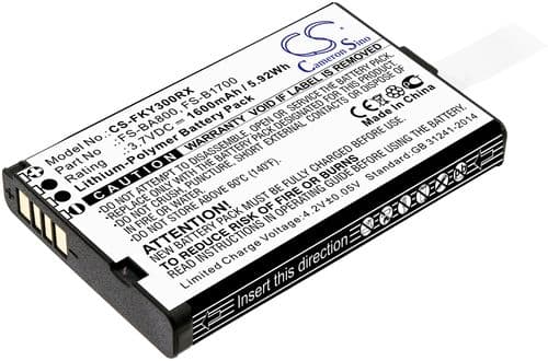 Batteri til Flysky FS-GT3C etc