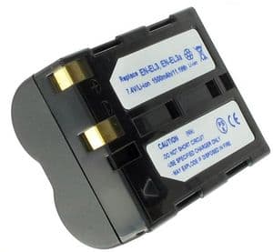 Batteri til EN-EL3 erstatningsbatteri