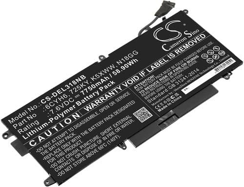 Batteri til Dell N003L7390-C-D1606FTCN etc